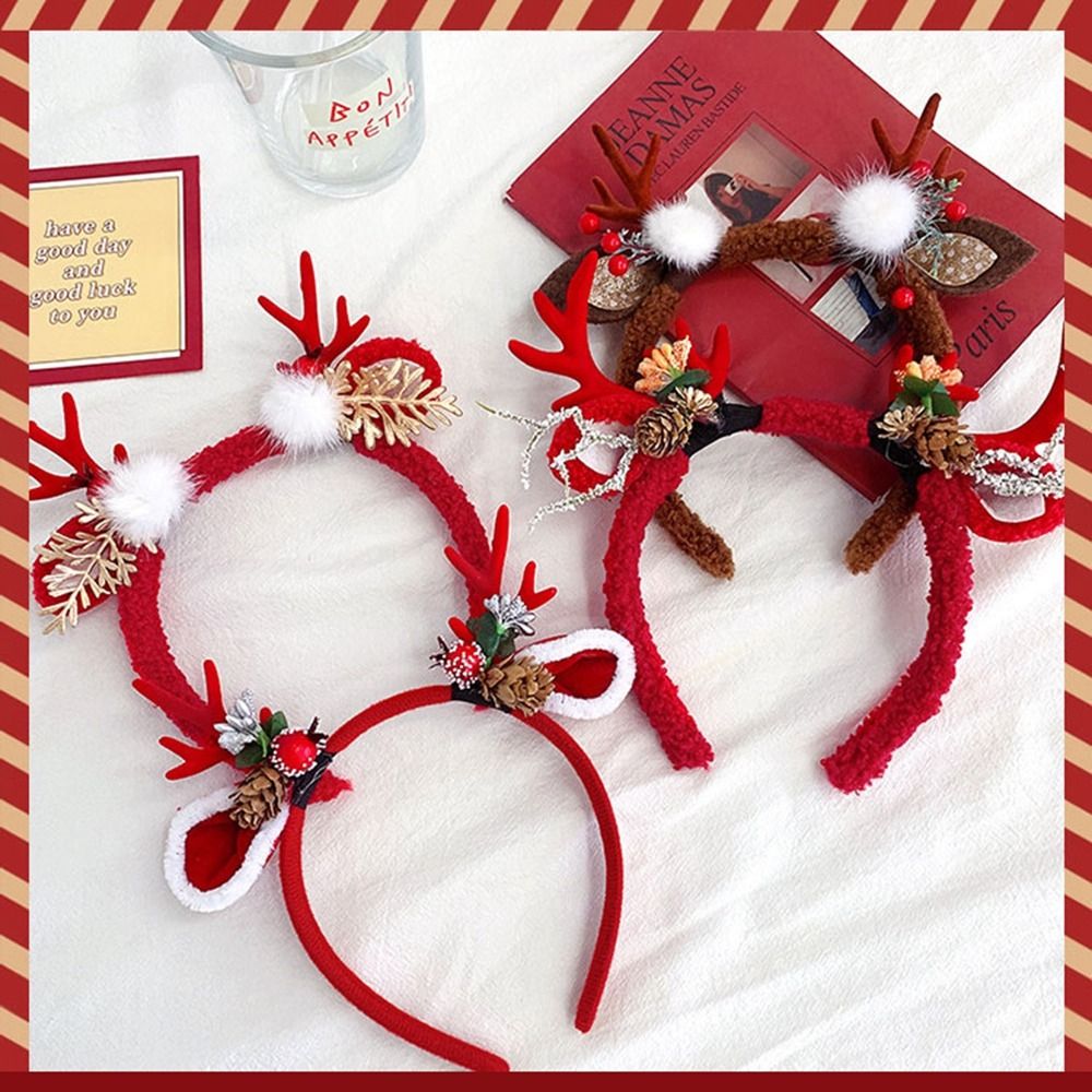 Cute Christmas Decoration Chri - огляд і ціна Reindeer Antlers Headband