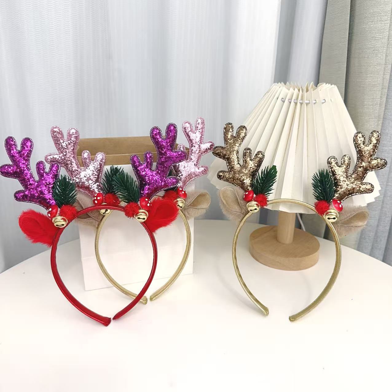 Popular Glittery Reindeer Antl - огляд і ціна Reindeer Antlers Headband