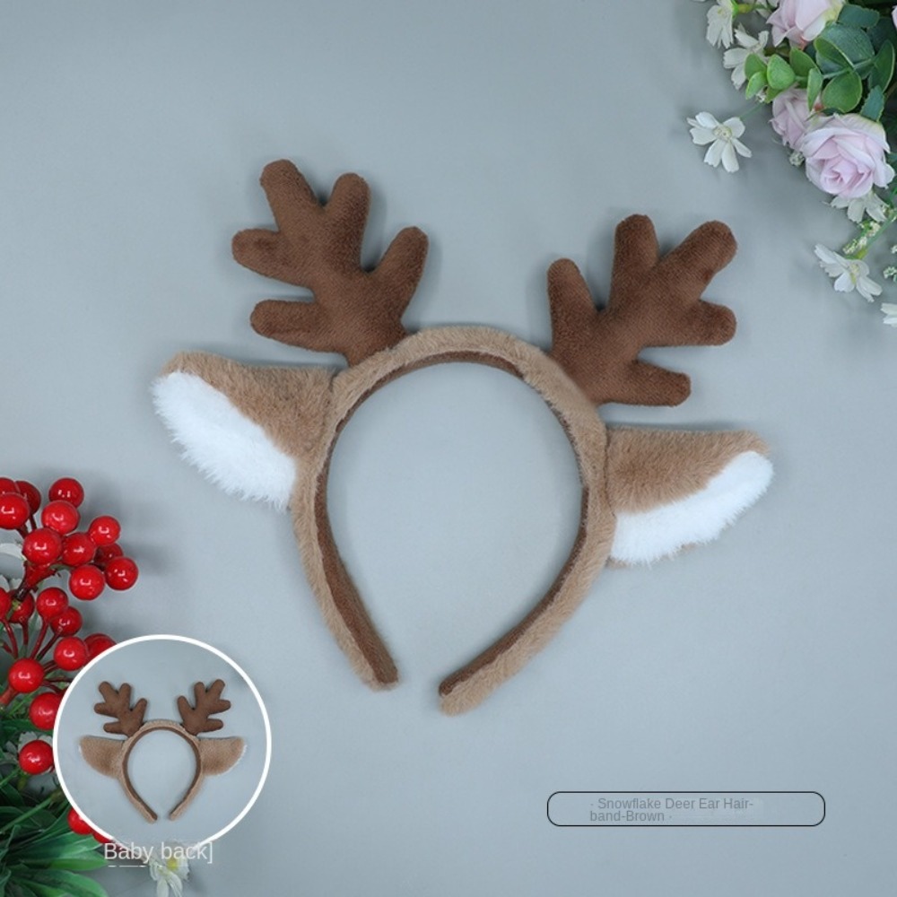 Soft Christmas Headband Fluffy - огляд і ціна Reindeer Antlers Headband