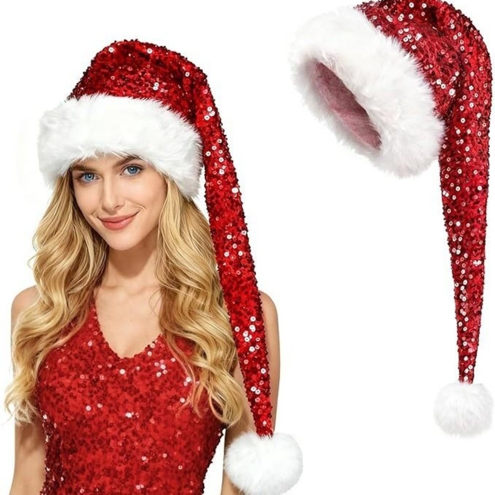 Cosplay Supplies Solid Color S - огляд і ціна Santa Hat Plush