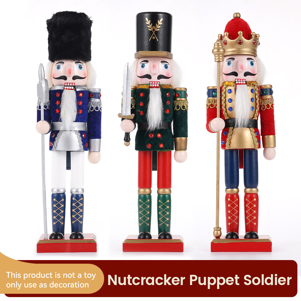 30cm Christmas Nutcracker Wood - огляд і ціна Nutcracker Figurine