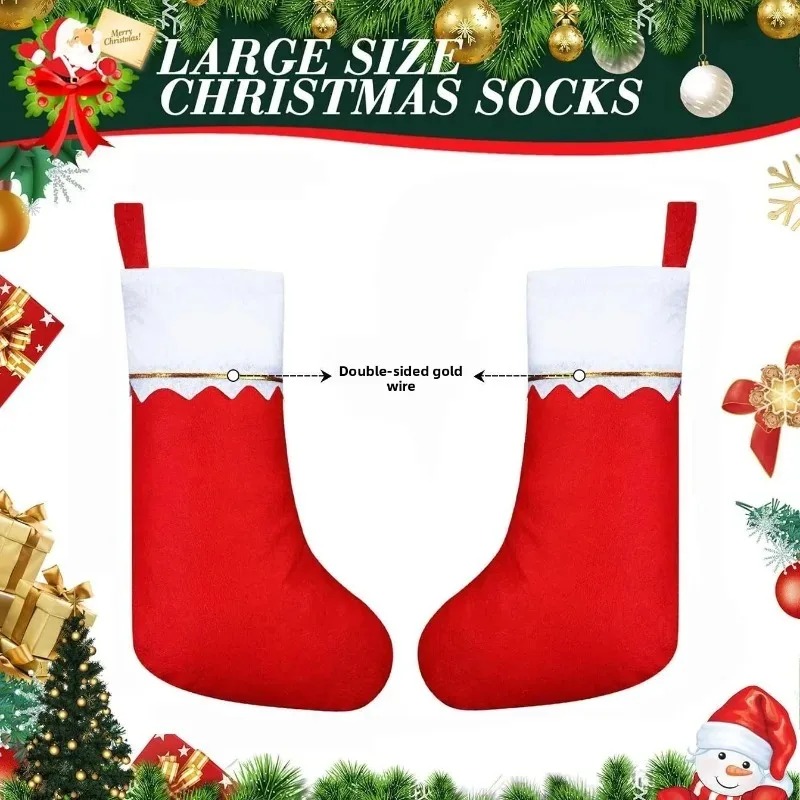 12-24PCS Christmas Stockings H - огляд і ціна Christmas Stocking Hanging