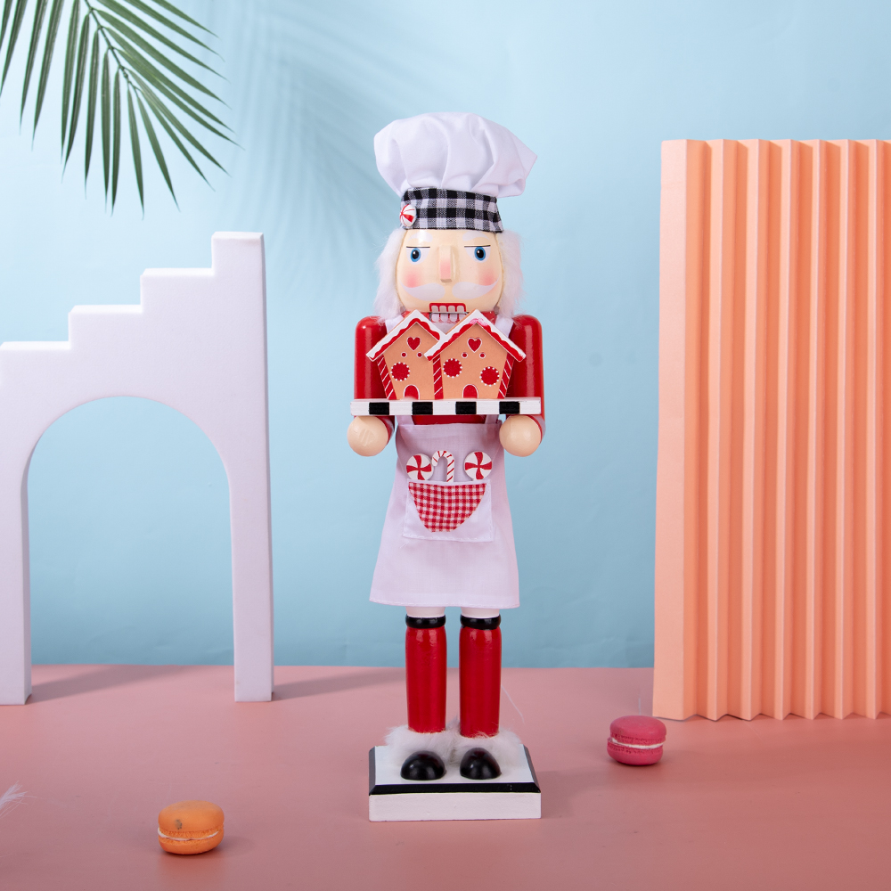 38CM Chef Building Nutcracker  - огляд і ціна Nutcracker Figurine
