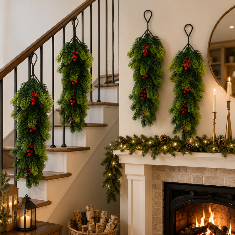 Single Artificial Pine Hanging - огляд і ціна Christmas Tree Artificial